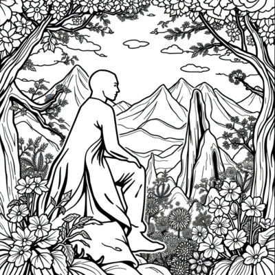 Coloring Book: Stress-Relief Coloring Book