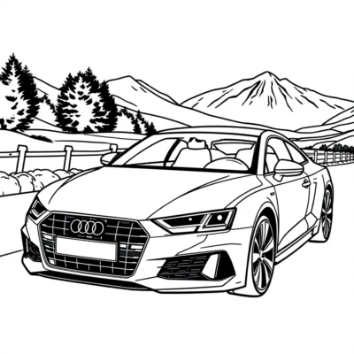 Audi Coloring Book
