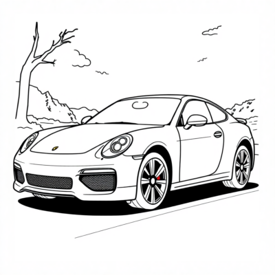 Kids’ Car Coloring Fun Book