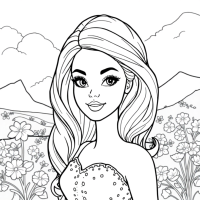 Barbie Dreamland: Kids’ Coloring Adventure