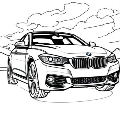 BMW Coloring Book