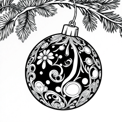 Bauble Coloring Page