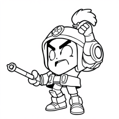 Coloring Book: Brawl Stars Coloring Book