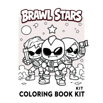 Brawl Stars Coloring Book Kit