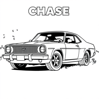 Chase Coloring Page