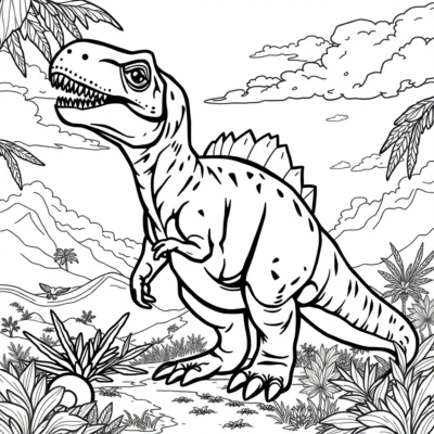 Dino Fun: Cute Dinosaur Coloring Adventure