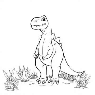 Dino Adventures: Fun Coloring Book for Kids