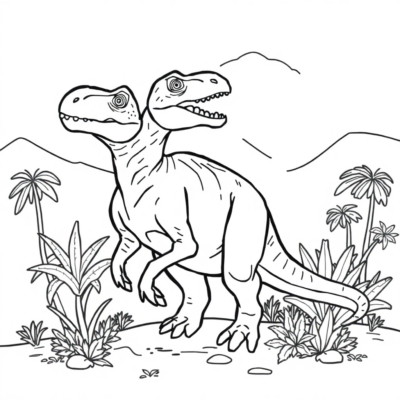 Dino Fun: Kids’ Prehistoric Coloring Adventure