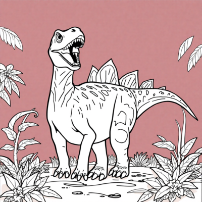Prehistoric Dino Coloring Quest
