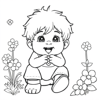 Joyful Little Colors: Easy Toddler Coloring Book