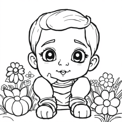 Fun Coloring Book for Six-Year-Old Kids