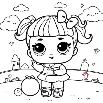 Coloring Book: LOL Surprise Coloring Book for Kids