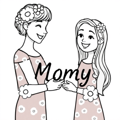 Coloring Book for Mom