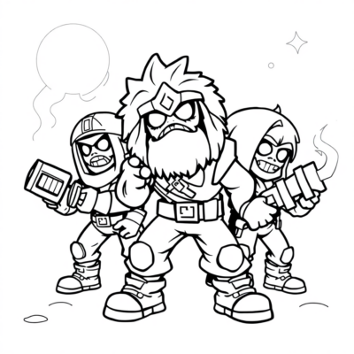 Brawl Stars Coloring Page