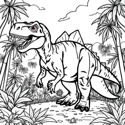 Printable Coloring Book Dinosaurs