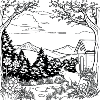 Coloring Book: Printable Coloring Pages for Children