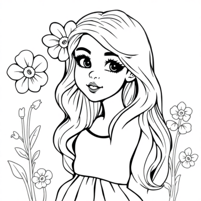Coloring Book Fun for Little Girls