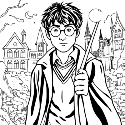 Harry Potter Printable Coloring Book