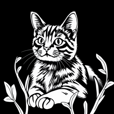 Printable Coloring Book of Kittens