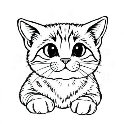 Printable Coloring Book Cats