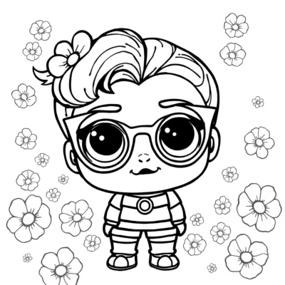 Printable Coloring Book LOL OMG