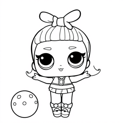 LOL Surprise Printable Coloring Book