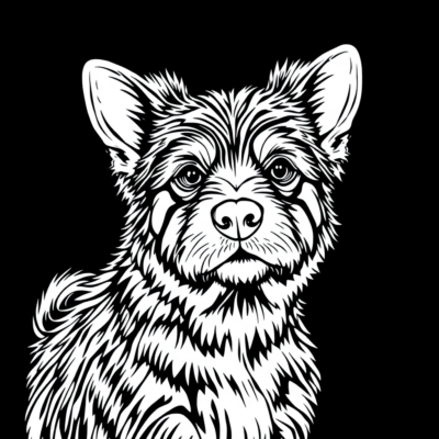 Printable Coloring Book Dog