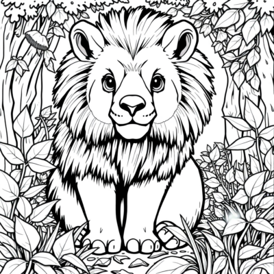 Coloring Book: Printable Animals