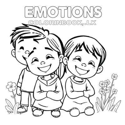 Coloring Book: Emotions Coloring Book for Kids