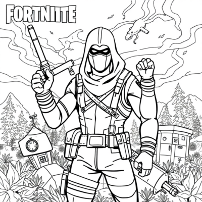 Fortnite Coloring Book