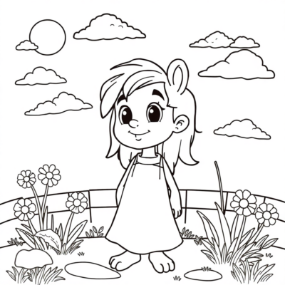 Coloring Book: A Coloring Game for Children