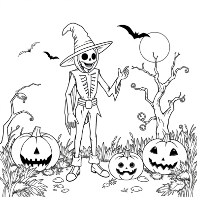 Spooky Halloween Coloring Adventure