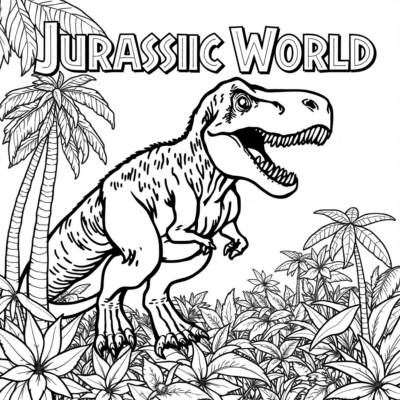 Dino Adventure Coloring Book for Kids