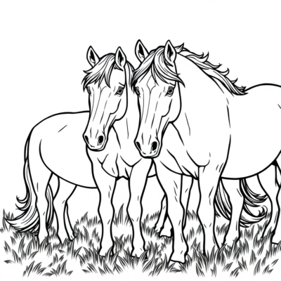 Horse Coloring Pages for Print
