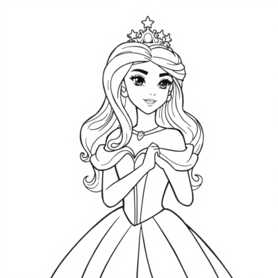 Princess Coloring Book to Print