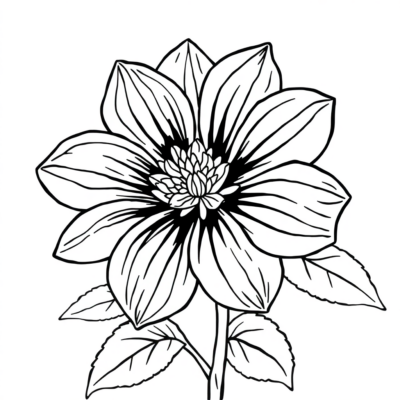 Bloom Buddies: A Flower Coloring Adventure