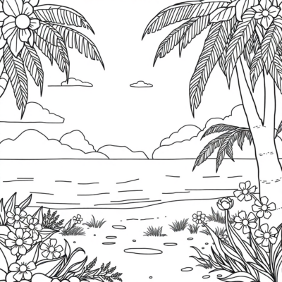 Summer Coloring Book