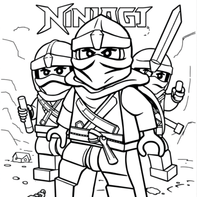 LEGO Ninjago Coloring Book