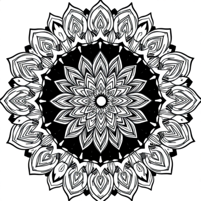 Kids’ Mandala Magic: Simple Coloring Book