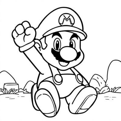 Super Mario Adventure Coloring Fun