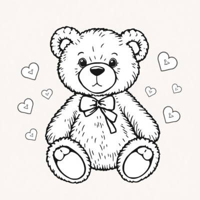 Cute Bears Coloring Fun Book