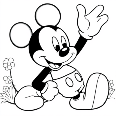 Mickey Mouse Coloring Book