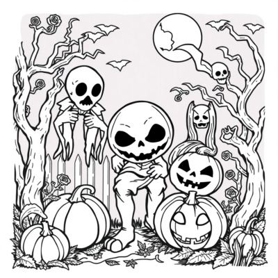 Halloween Coloring Book