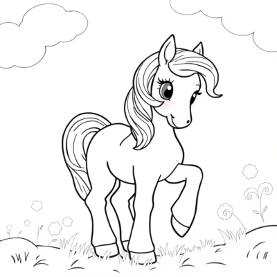 Magical Pony Coloring Adventure