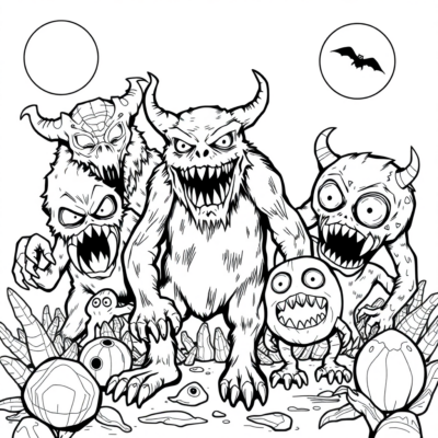 Cute Monster Coloring Adventures