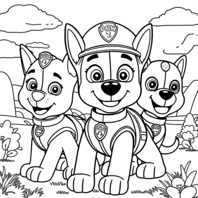 Coloring Book: Paw Patrol Coloring Pages to Print