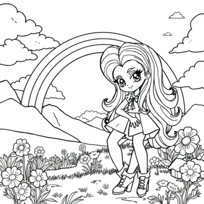 Coloring Book: Rainbow High Coloring Book