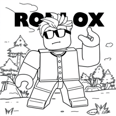 Roblox Adventure Coloring Fun for Kids