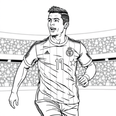 Soccer Star Coloring Fun for Kids