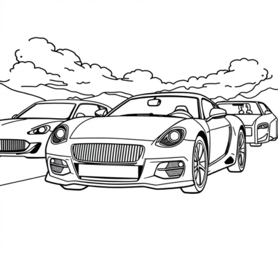 Coloring Book Cars
